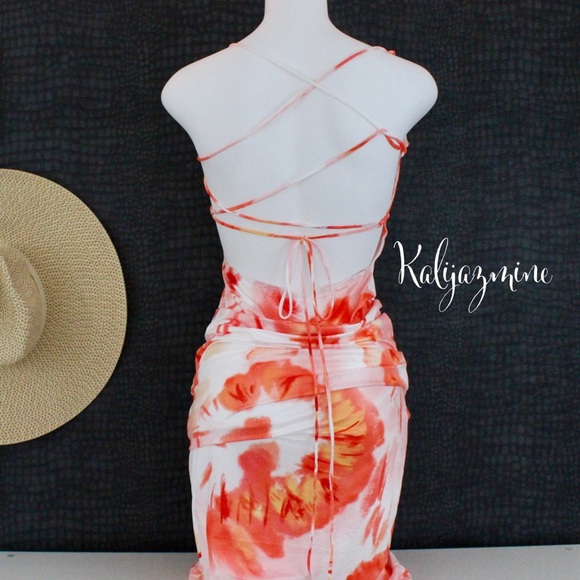 SUNSET TANGO TIE DYE MAXI DRESS ♡ - Picture 16 of 16